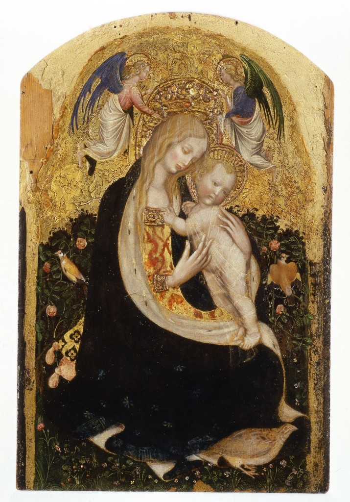 Antonio-Pisano-detto-Pisanello-Madonna-col-bambino-detta-Madonna-della-quaglia-tempera-su-tavola-cm-54x32